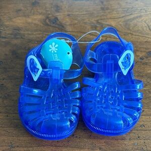 NWT Medusa Blue Kids Jelly Sandals, Size 5